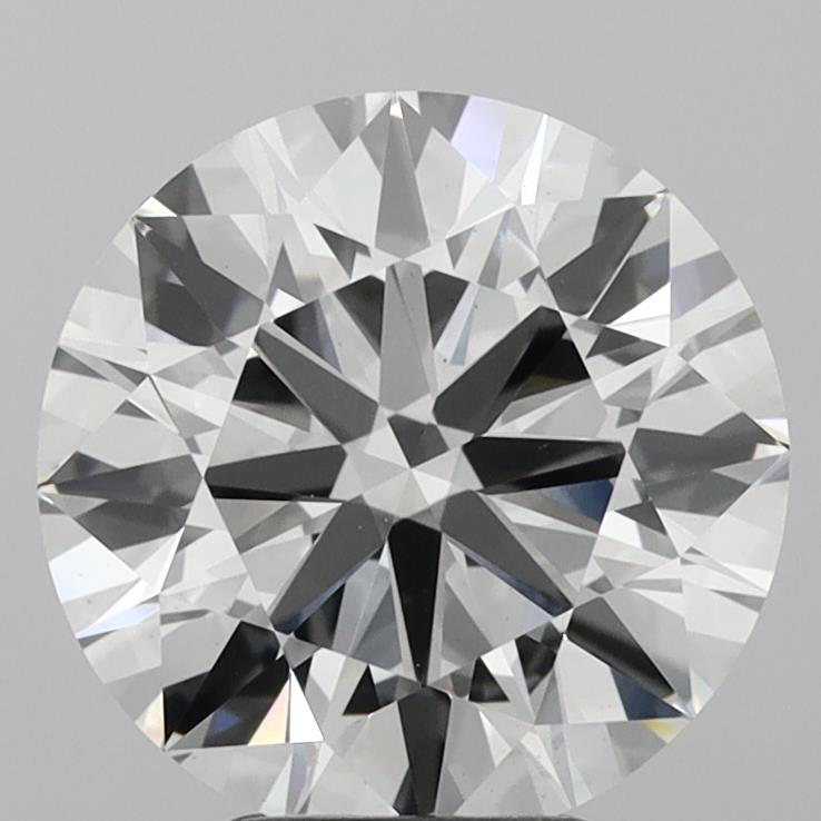 4.82 Carat Round Shaped, Excellent Cut, F Color, VS2 Clarity, IGI Certified Lab Grown Diamond