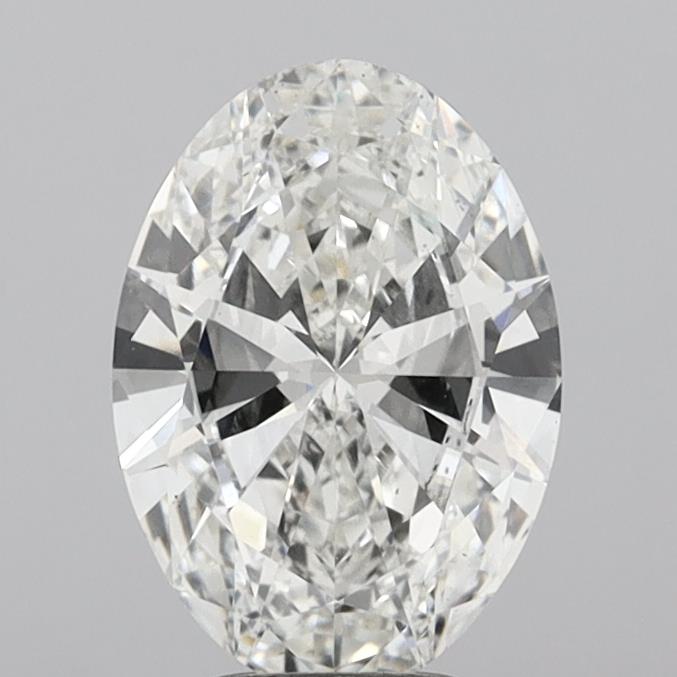 4.00 Carat Oval Shaped, Excellent Cut, G Color, VVS2 Clarity, IGI Certified Lab Grown Diamond