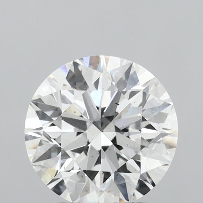 1.95 Carat Round Shaped, Excellent Cut, E Color, SI1 Clarity, IGI Certified Lab Grown Diamond