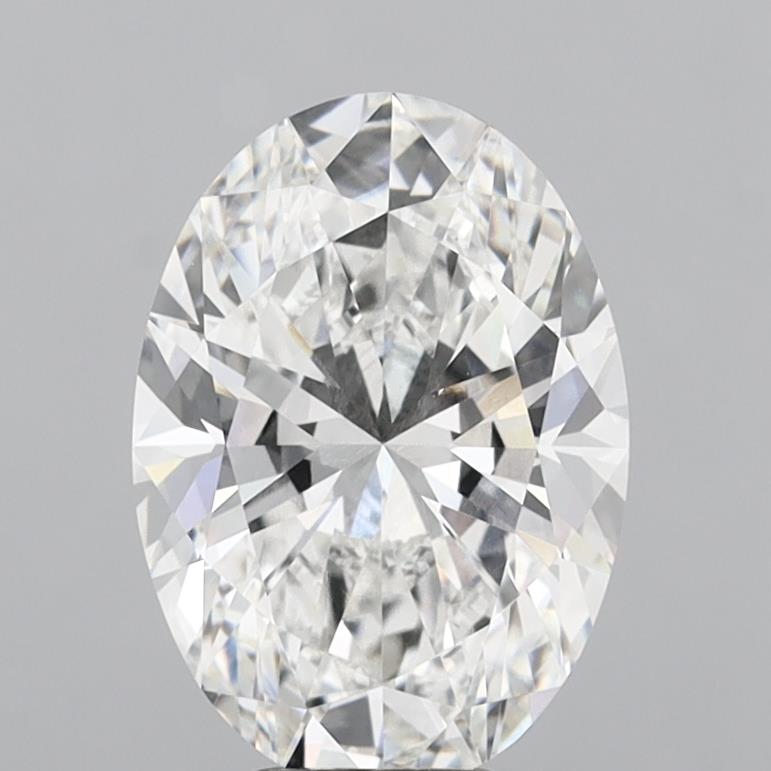 6.10 Carat Oval Shaped, Ideal Cut, F Color, VVS1 Clarity, IGI Certified Lab Grown Diamond