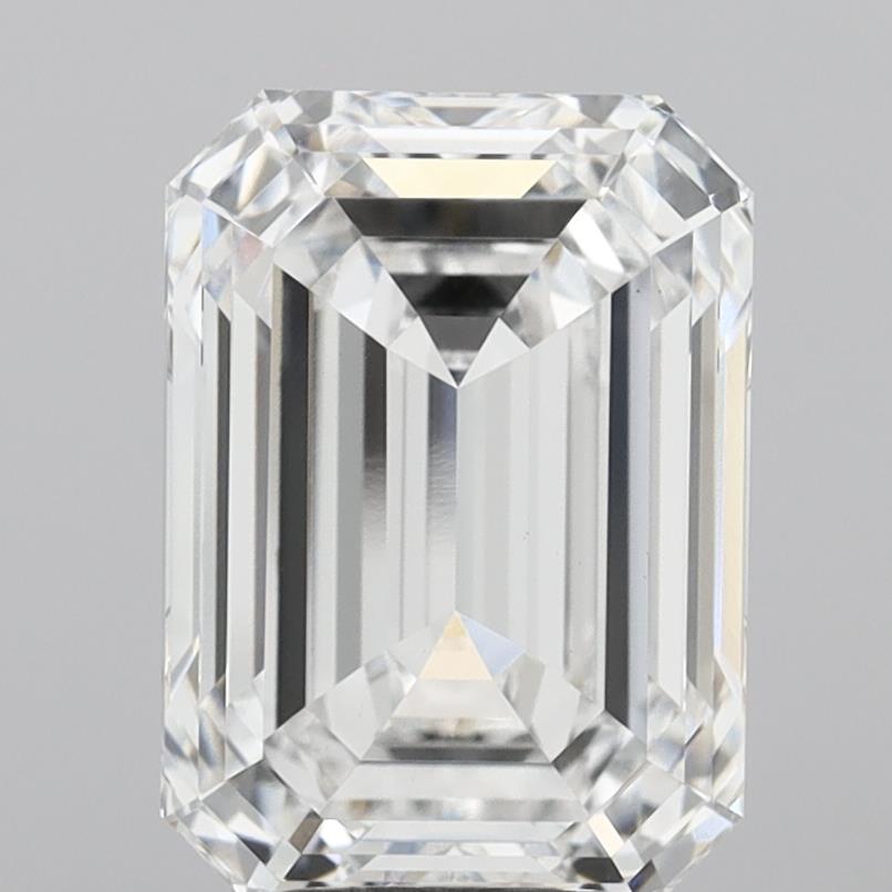 5.06 Carat Emerald Shaped, Ideal Cut, D Color, VS1 Clarity, IGI Certified Lab Grown Diamond