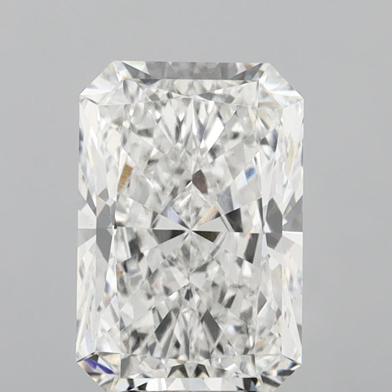 5.53 Carat Radiant Shaped, Excellent Cut, F Color, VS1 Clarity, IGI Certified Lab Grown Diamond