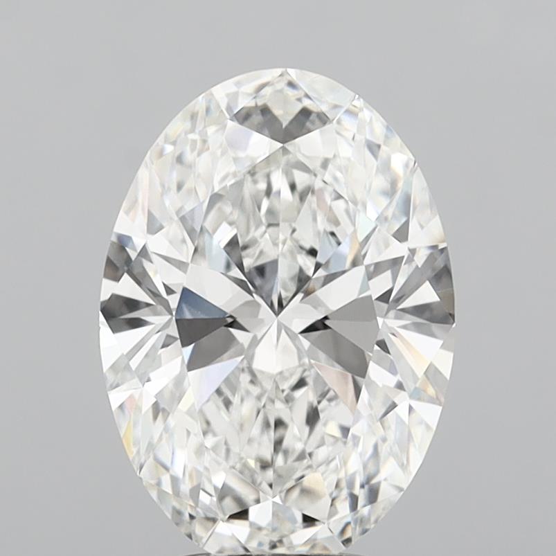 4.09 Carat Oval Shaped, Ideal Cut, E Color, VVS2 Clarity, IGI Certified Lab Grown Diamond