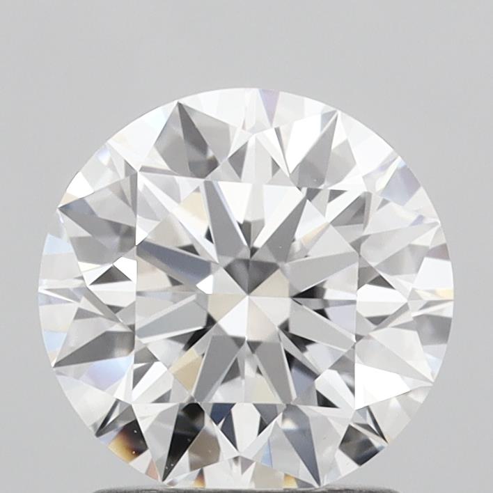 1.53 Carat Round Shaped, Ideal Cut, D Color, VVS2 Clarity, IGI Certified Lab Grown Diamond