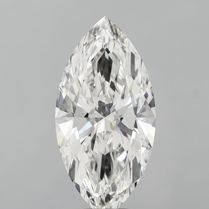 4.07 Carat Marquise Shaped, Ideal Cut, G Color, VS1 Clarity, IGI Certified Lab Grown Diamond
