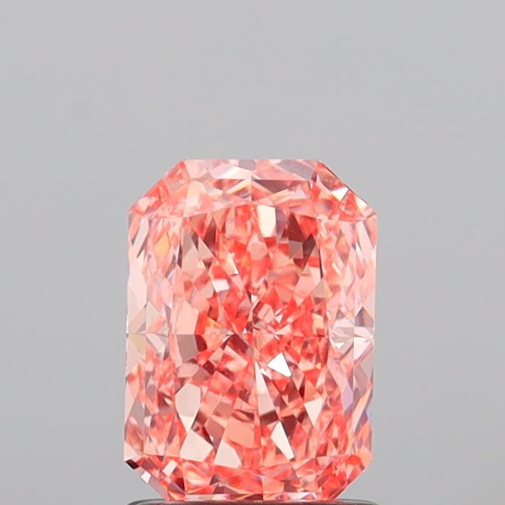 1.55 Carat Radiant Shaped, Ideal Cut, VVS2 Clarity, IGI Certified Lab Grown Diamond