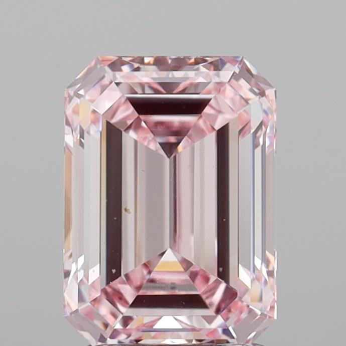 2.72 Carat Emerald Shaped, Ideal Cut, VS1 Clarity, IGI Certified Lab Grown Diamond