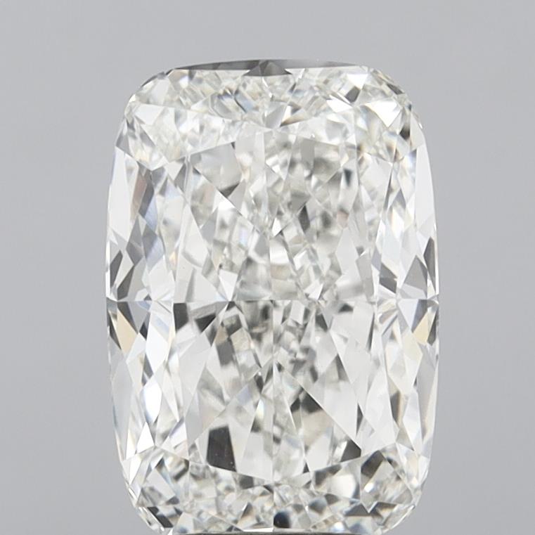 4.01 Carat Cushion Shaped, Ideal Cut, G Color, VVS2 Clarity, IGI Certified Lab Grown Diamond