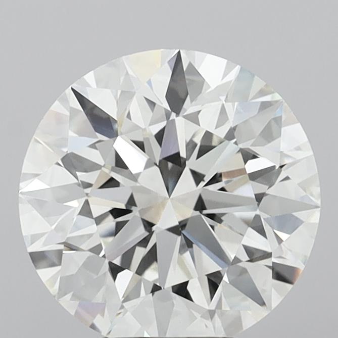 5.02 Carat Round Shaped, Ideal Cut, G Color, VVS2 Clarity, IGI Certified Lab Grown Diamond