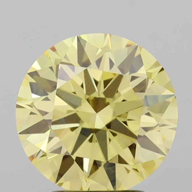 2.87 Carat Round Shaped, Ideal Cut, VS1 Clarity, IGI Certified Lab Grown Diamond
