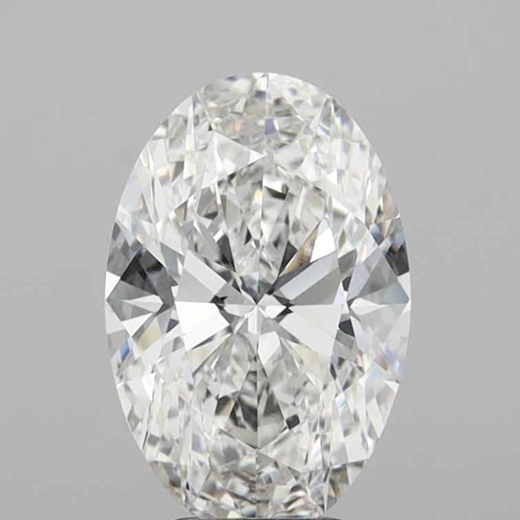 4.42 Carat Oval Shaped, Excellent Cut, F Color, VVS2 Clarity, IGI Certified Lab Grown Diamond
