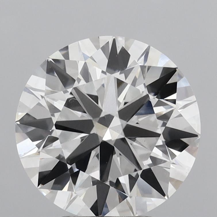 3.87 Carat Round Shaped, Ideal Cut, E Color, VS1 Clarity, IGI Certified Lab Grown Diamond