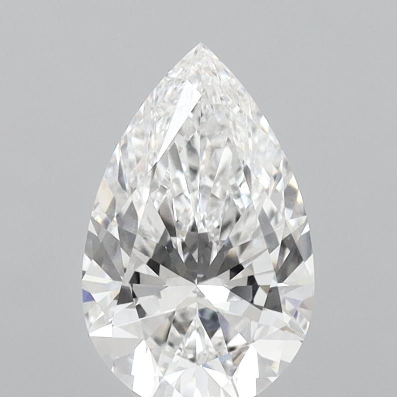 2.23 Carat Pear Shaped, Ideal Cut, E Color, VS2 Clarity, IGI Certified Lab Grown Diamond
