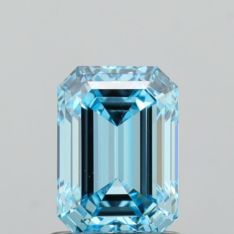 1.39 Carat Emerald Shaped, Ideal Cut, VVS2 Clarity, IGI Certified Lab Grown Diamond