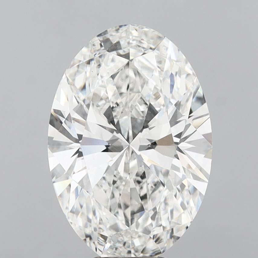 8.03 Carat Oval Shaped, Ideal Cut, F Color, VVS2 Clarity, IGI Certified Lab Grown Diamond