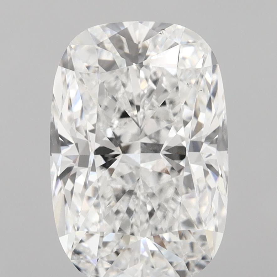 5.10 Carat Cushion Shaped, Very Good Cut, D Color, VVS2 Clarity, IGI Certified Lab Grown Diamond