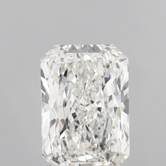 1.47 Carat Radiant Shaped, Excellent Cut, G Color, VS1 Clarity, IGI Certified Lab Grown Diamond