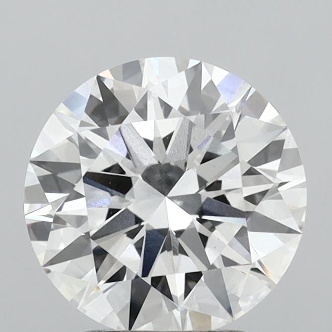 2.64 Carat Round Shaped, Ideal Cut, E Color, VVS2 Clarity, IGI Certified Lab Grown Diamond