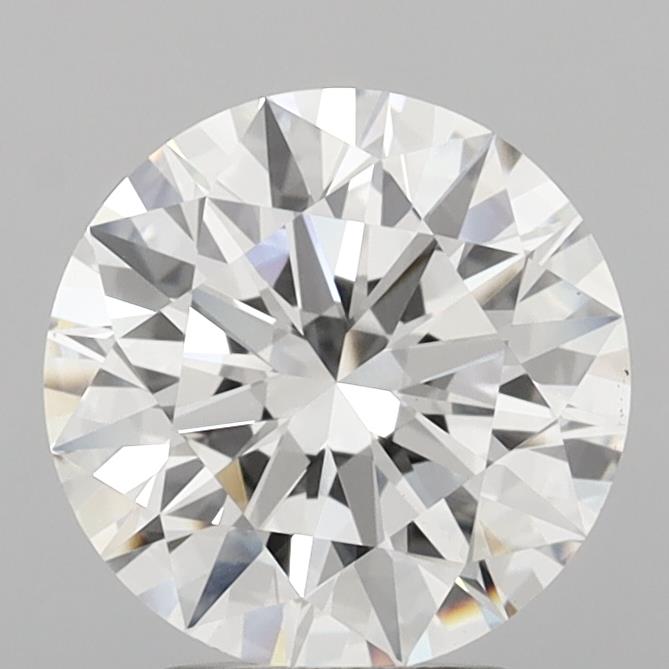 4.08 Carat Round Shaped, Ideal Cut, E Color, VVS2 Clarity, IGI Certified Lab Grown Diamond