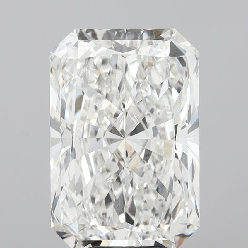 10.09 Carat Radiant Shaped, Ideal Cut, F Color, VVS2 Clarity, IGI Certified Lab Grown Diamond