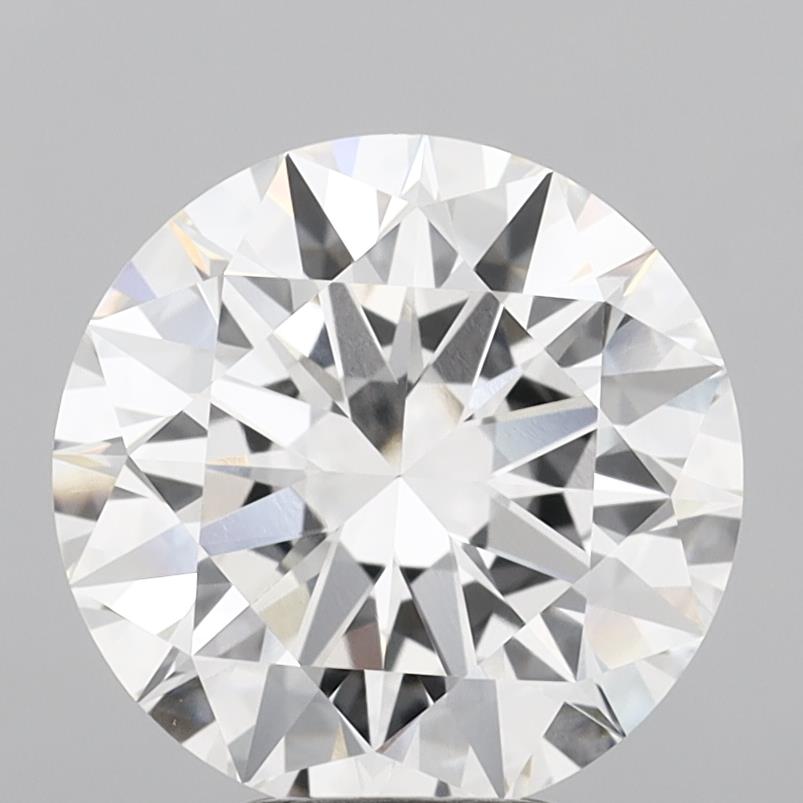 5.09 Carat Round Shaped, Excellent Cut, E Color, VVS2 Clarity, IGI Certified Lab Grown Diamond