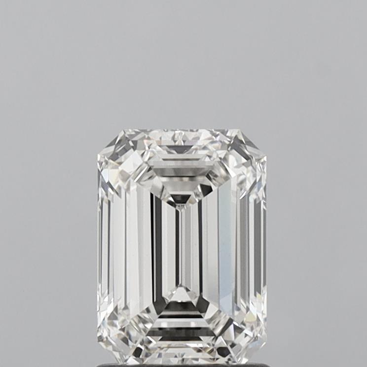1.54 Carat Emerald Shaped, Ideal Cut, G Color, VVS2 Clarity, IGI Certified Lab Grown Diamond