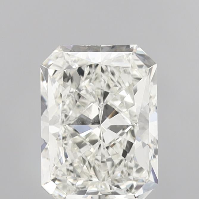 1.97 Carat Radiant Shaped, Ideal Cut, H Color, VVS2 Clarity, IGI Certified Lab Grown Diamond