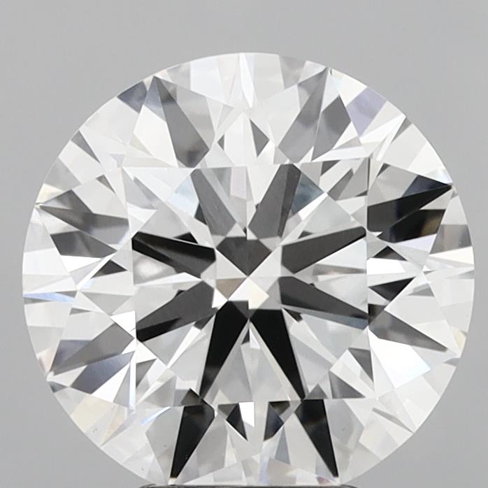 4.34 Carat Round Shaped, Ideal Cut, E Color, VVS2 Clarity, IGI Certified Lab Grown Diamond