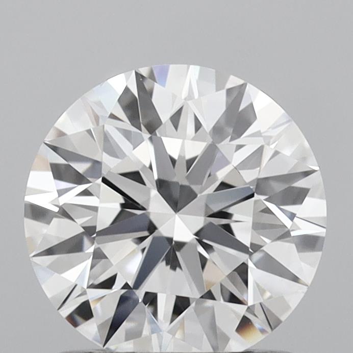 1.04 Carat Round Shaped, Ideal Cut, D Color, VVS2 Clarity, IGI Certified Lab Grown Diamond