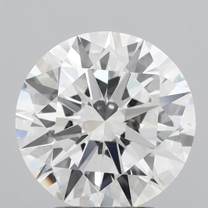 2.82 Carat Round Shaped, Excellent Cut, E Color, VS1 Clarity, IGI Certified Lab Grown Diamond