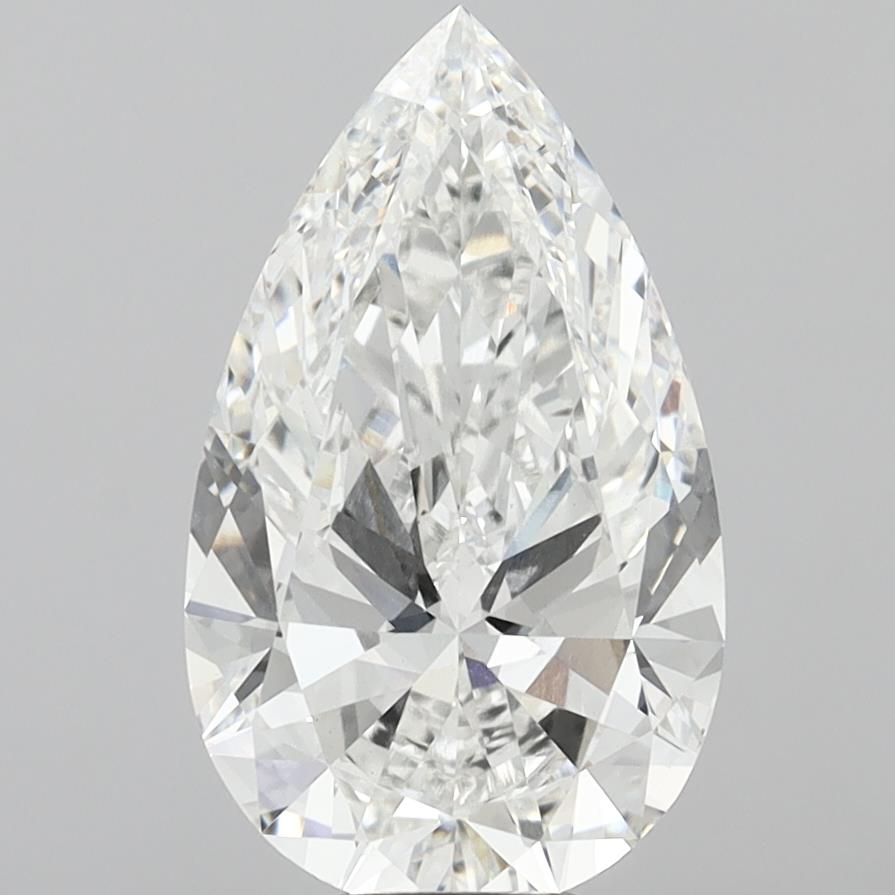 8.50 Carat Pear Shaped, Excellent Cut, F Color, VS1 Clarity, IGI Certified Lab Grown Diamond