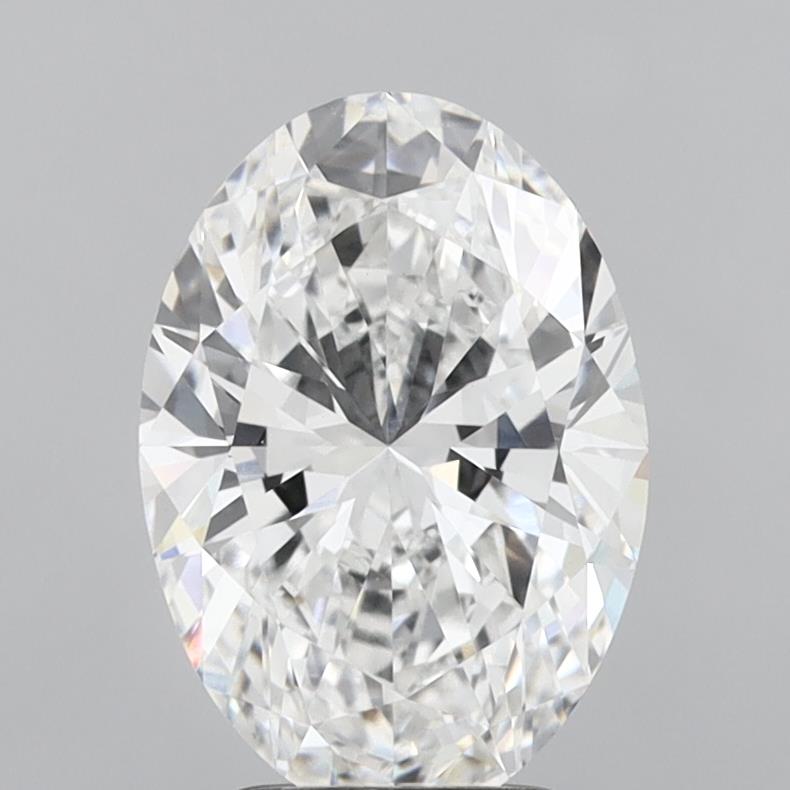 2.99 Carat Oval Shaped, Excellent Cut, D Color, VS1 Clarity, IGI Certified Lab Grown Diamond