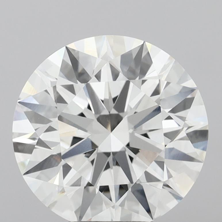 5.03 Carat Round Shaped, Ideal Cut, F Color, VVS1 Clarity, IGI Certified Lab Grown Diamond