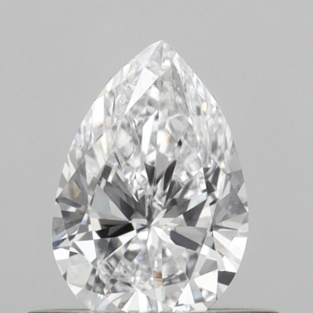 0.53 Carat Pear Shaped, D Color, VS1 Clarity, IGI Certified Lab Grown Diamond