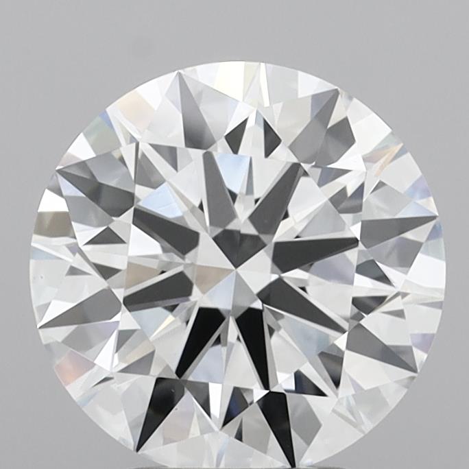3.43 Carat Round Shaped, Ideal Cut, E Color, VS1 Clarity, IGI Certified Lab Grown Diamond
