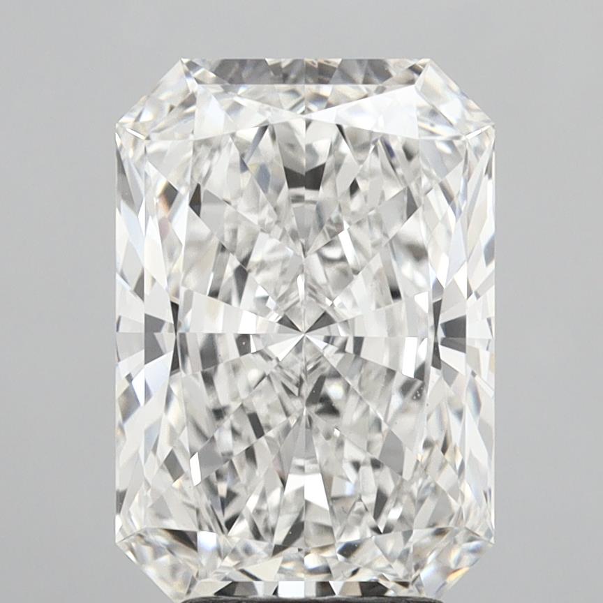 4.55 Carat Radiant Shaped, Ideal Cut, F Color, VS1 Clarity, IGI Certified Lab Grown Diamond