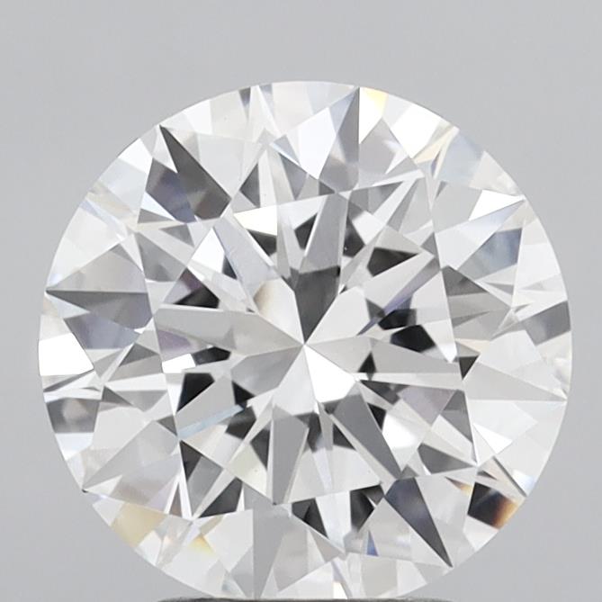 3.03 Carat Round Shaped, Ideal Cut, E Color, VVS2 Clarity, IGI Certified Lab Grown Diamond