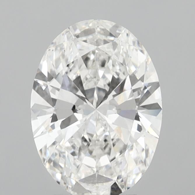 4.10 Carat Oval Shaped, Ideal Cut, F Color, VVS2 Clarity, IGI Certified Lab Grown Diamond
