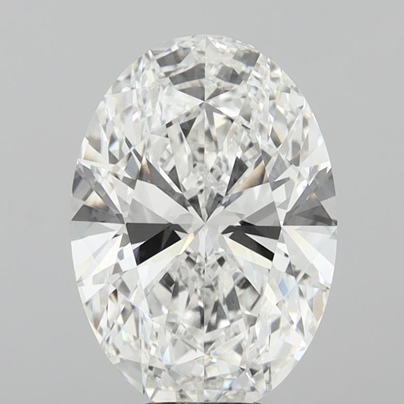 8.00 Carat Oval Shaped, Ideal Cut, E Color, VVS2 Clarity, IGI Certified Lab Grown Diamond