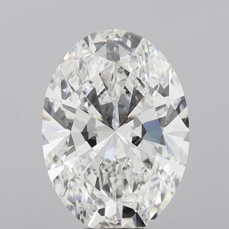 6.10 Carat Oval Shaped, Ideal Cut, F Color, VVS2 Clarity, IGI Certified Lab Grown Diamond