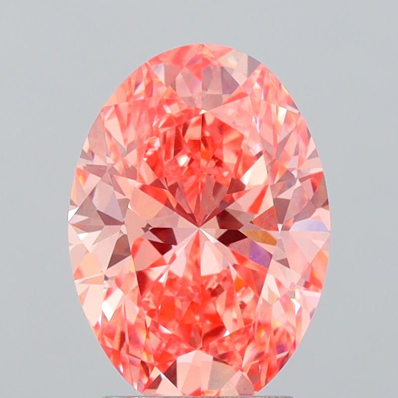 3.09 Carat Oval Shaped, Ideal Cut, VS1 Clarity, IGI Certified Lab Grown Diamond