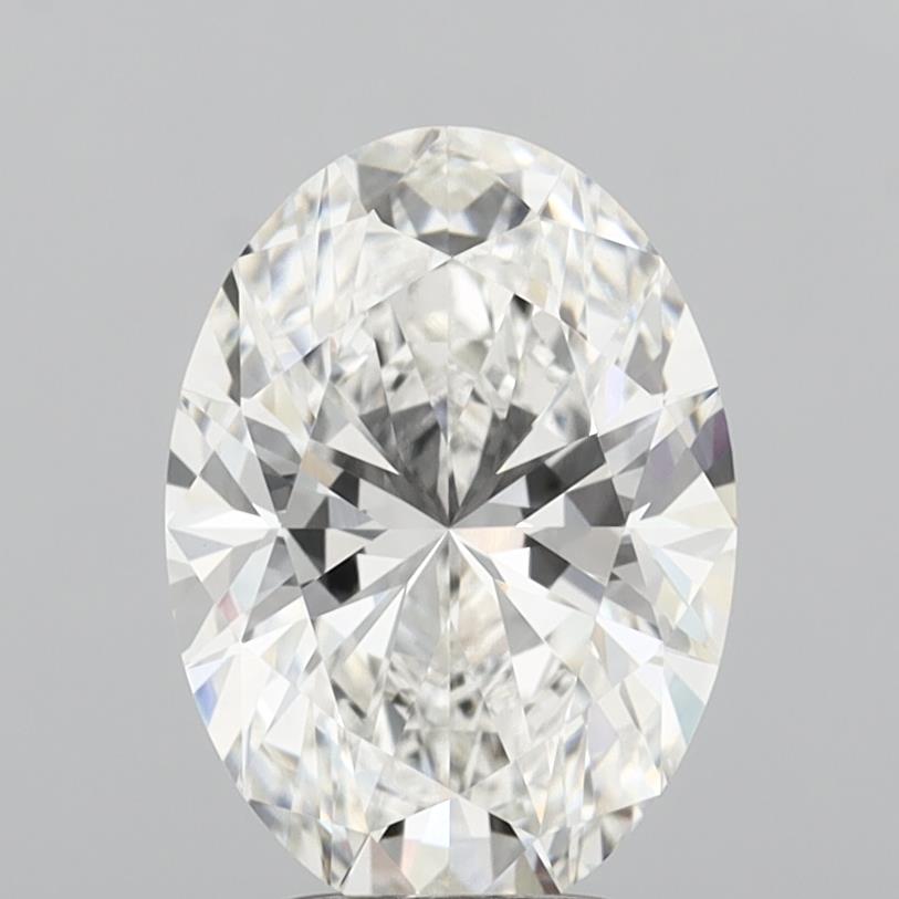 3.24 Carat Oval Shaped, Ideal Cut, F Color, VVS2 Clarity, IGI Certified Lab Grown Diamond