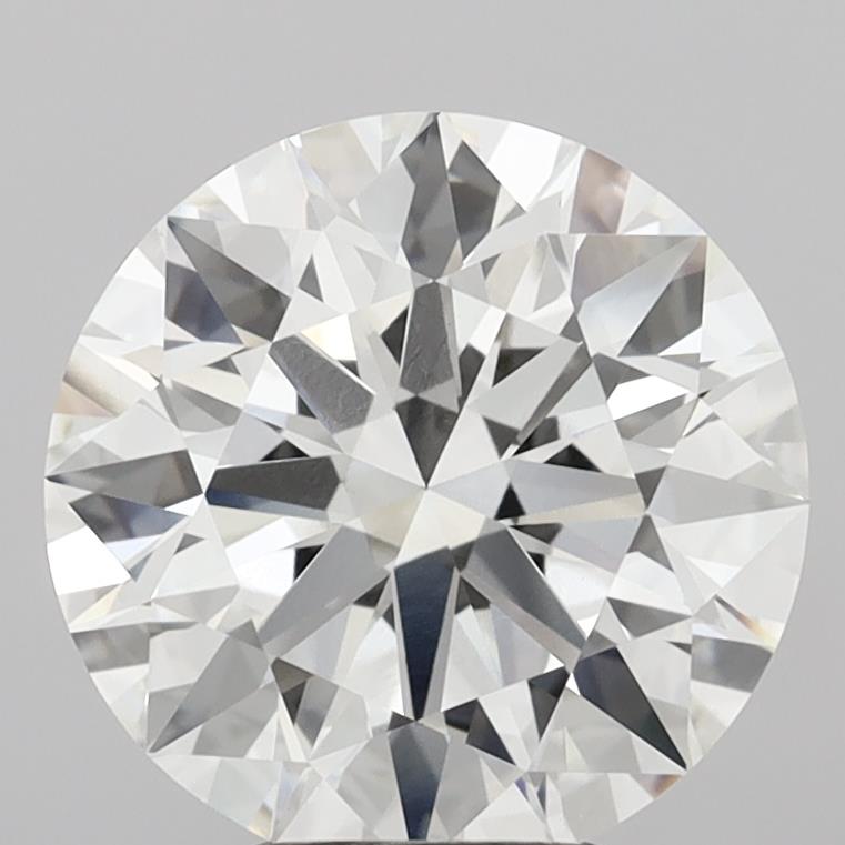 5.08 Carat Round Shaped, Ideal Cut, F Color, VVS2 Clarity, IGI Certified Lab Grown Diamond
