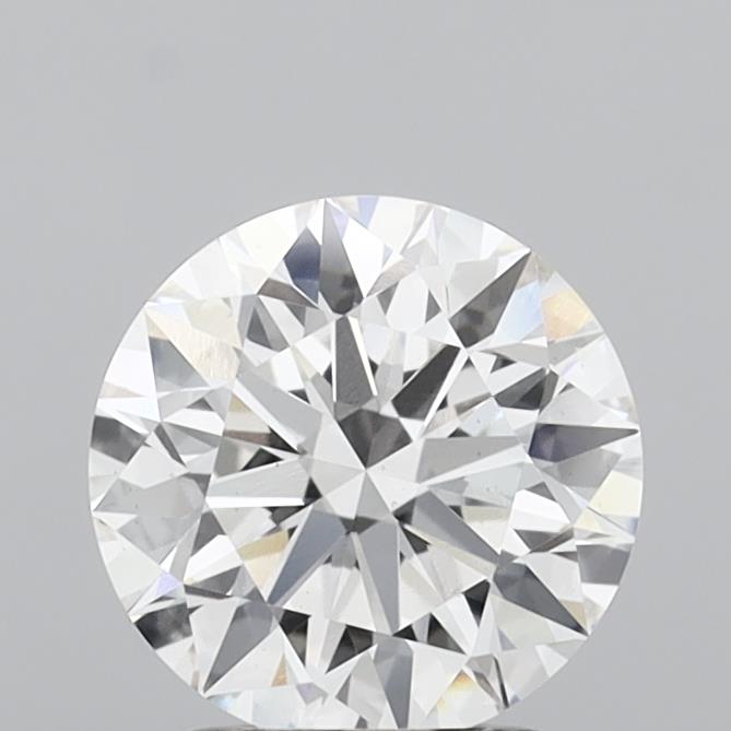 2.07 Carat Round Shaped, Ideal Cut, F Color, VS2 Clarity, IGI Certified Lab Grown Diamond