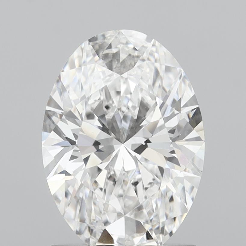 1.64 Carat Oval Shaped, Very Good Cut, D Color, VVS2 Clarity, IGI Certified Lab Grown Diamond