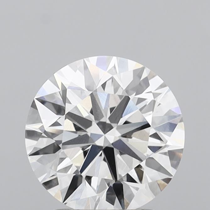 2.08 Carat Round Shaped, Ideal Cut, F Color, VVS2 Clarity, IGI Certified Lab Grown Diamond