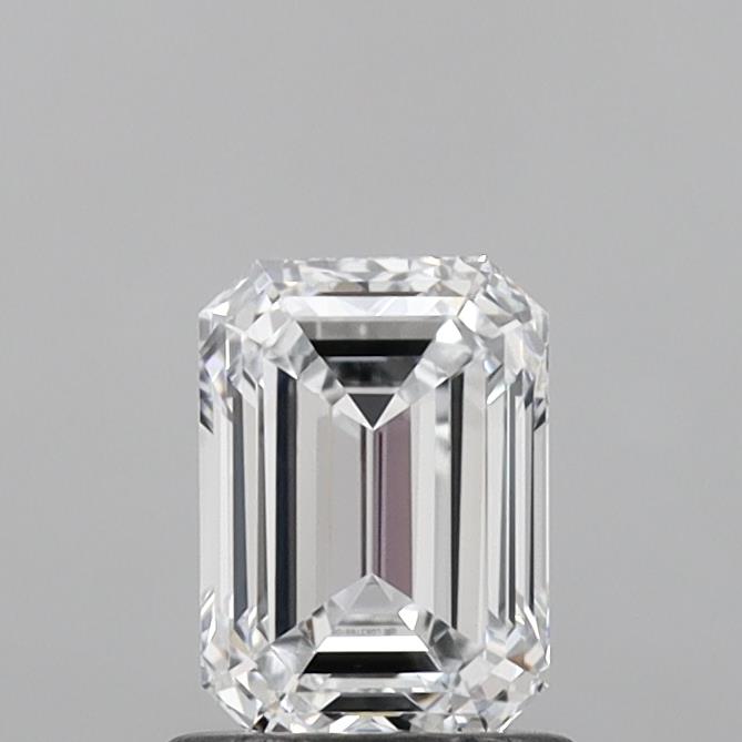 1.09 Carat Emerald Shaped, Ideal Cut, E Color, VVS2 Clarity, IGI Certified Lab Grown Diamond