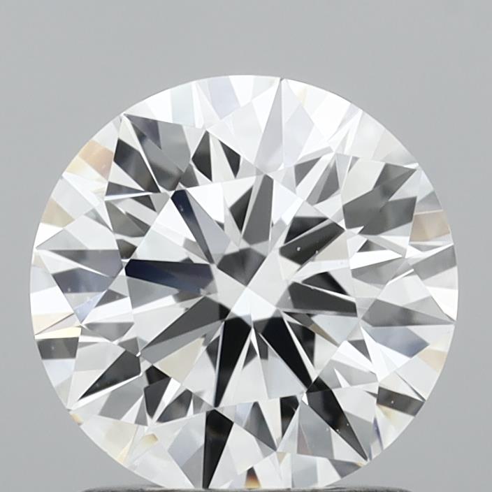 1.26 Carat Round Shaped, Ideal Cut, D Color, VVS1 Clarity, IGI Certified Lab Grown Diamond