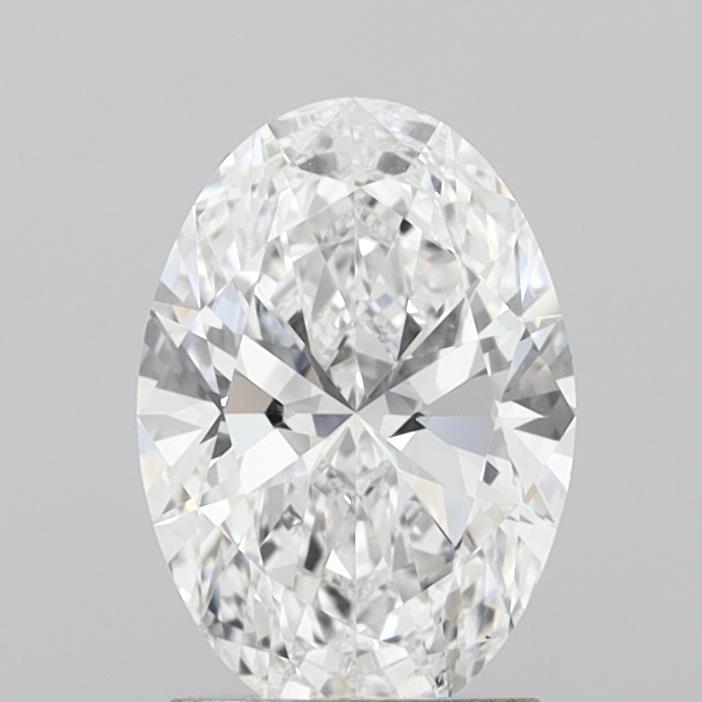 1.84 Carat Oval Shaped, Ideal Cut, D Color, VVS2 Clarity, IGI Certified Lab Grown Diamond