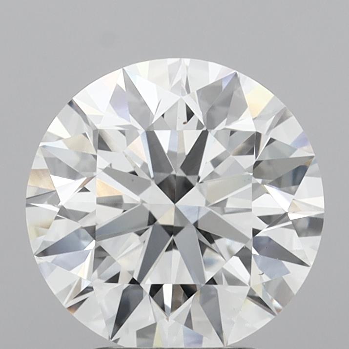 3.21 Carat Round Shaped, Excellent Cut, E Color, VVS2 Clarity, IGI Certified Lab Grown Diamond